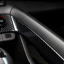 Cubierta de moldura de línea de engranajes negro carbón brillante Tuning 1p para Hyundai Elantra N