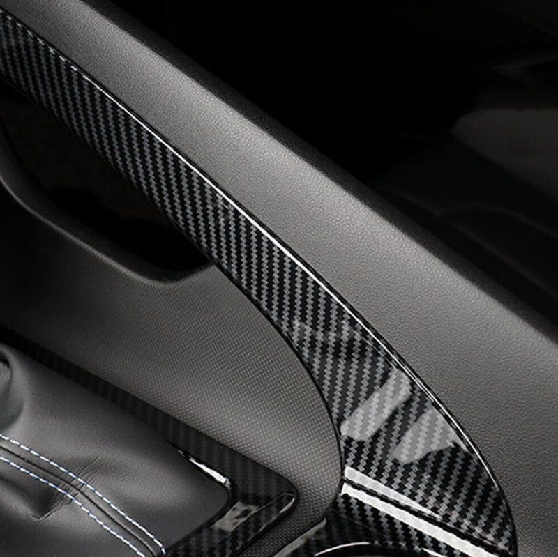 Cubierta de moldura de línea de engranajes negro carbón brillante Tuning 1p para Hyundai Elantra N