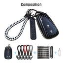 Fit Chevrolet Carbon Fiber Key TPU Case Cover for GM The Next Spark/All New Malibu/Trailblazer/Equinox