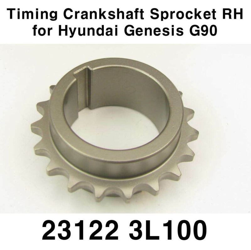 Timing Crankshaft Sprocket RH 23122 3L100 for Hyundai Genesis G90 G70 2017-2019