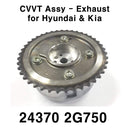 OEM 243702G750 CVVT Exhaust Camshaft Gear Assy for 11-17 Hyundai Kia 2.0L 2.4L