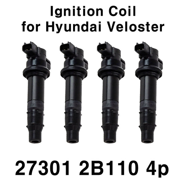 OEM 273012B110 Ignition Coil Assy 4EA for Hyundai VELOSTER Turbo 1.6L GDI 13-17