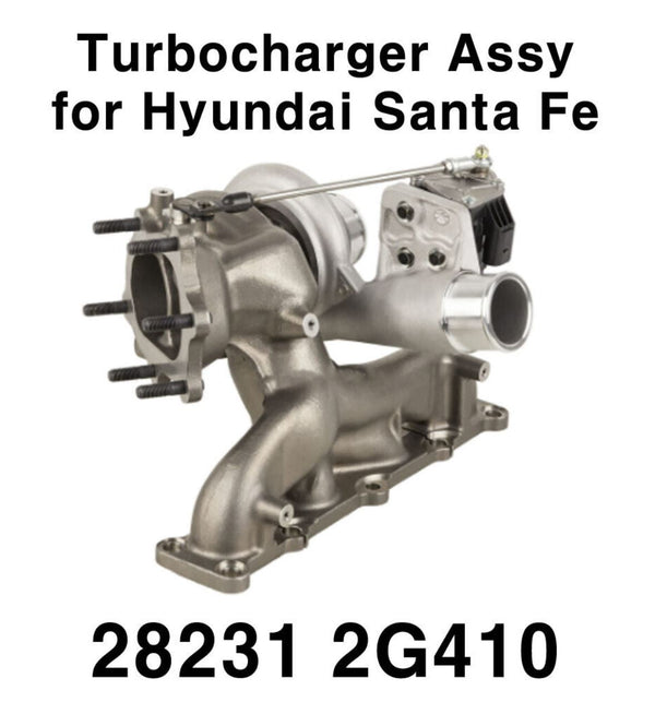 Genuine Turbocharger Assy 282312G410 for Hyundai Sante Fe Sport 2.0L 2013-2016