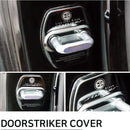 Nueva cubierta de acero inoxidable Stinger Door Striker Cover 4pcs para Kia Stinger 17-18 NEGRO 