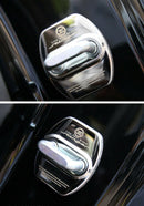 New Stainless Steel Stinger Door Striker Cover 4pcs for Kia Stinger 17-18 SILVER