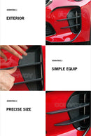 New Front Bumper Devil`s Clow Canard Wing Fog Lamp Cover For Kia Stinger 18-19