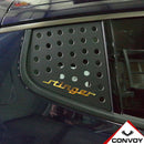 Nueva moldura de letras de agujero de placa de deportes de vidrio de pilar C para Kia Stinger 18-19