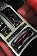 LED Cup Holder & Console Plate Red Light Set Car Interior For Kia Stinger 18-19