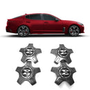 New OEM Front Rear Emblem 19" Center Wheel Cap 6pcs Set for Kia Stinger 17+