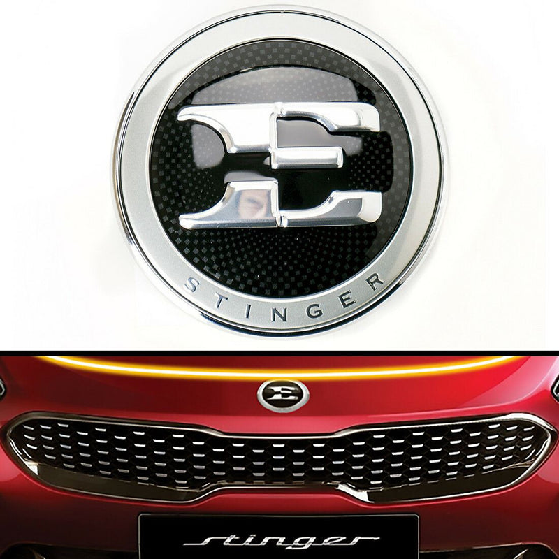 New OEM Front Rear Emblem 19" Center Wheel Cap 6pcs Set for Kia Stinger 17+