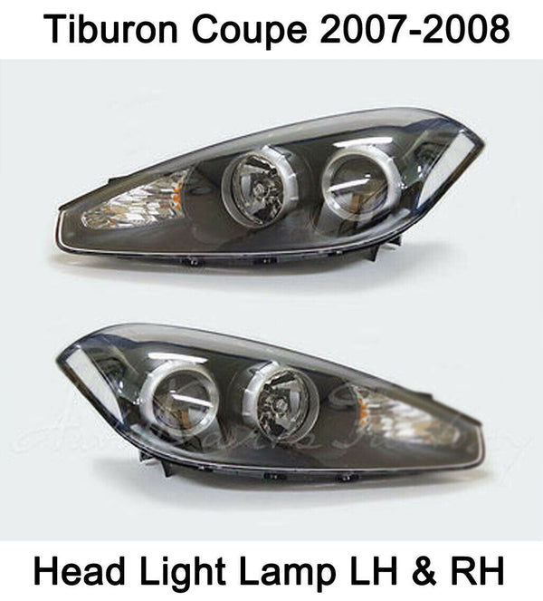 Juego de faros delanteros izquierdo y derecho OEM para Hyundai Tiburon Coupe 07-08