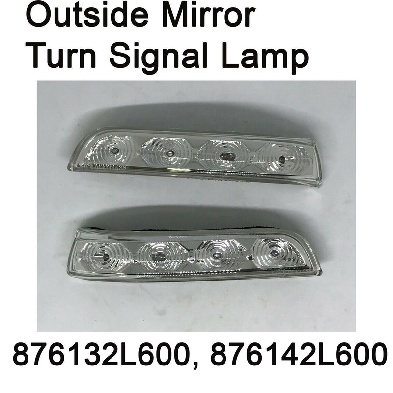 Juego de repetidor de lámpara de señal de giro de espejo exterior OEM para Hyundai Elantra i30CW 08-12