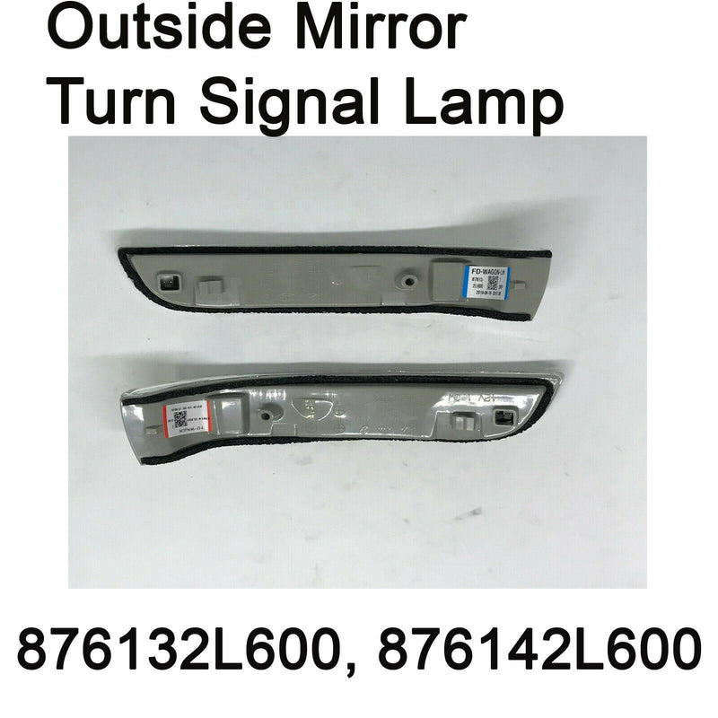 Juego de repetidor de lámpara de señal de giro de espejo exterior OEM para Hyundai Elantra i30CW 08-12