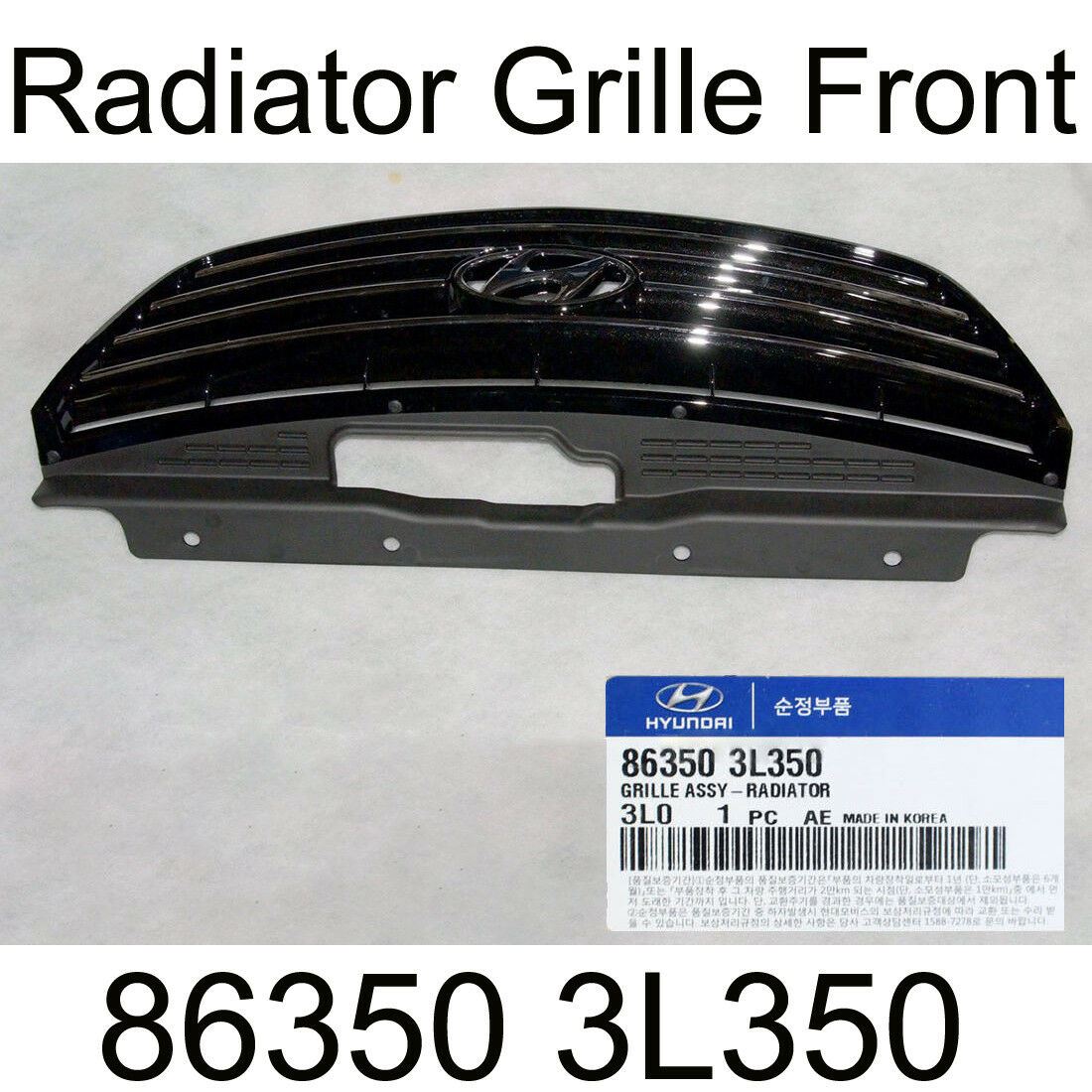 New Genuine OEM 86350 3L350 Grille Radiator Front for Hyundai Azera 06