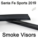 Smoke Window Vent Visors Deflector Rain Guards for Hyundai Santa Fe Sports 2019