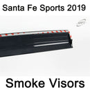 Smoke Window Vent Visors Deflector Rain Guards for Hyundai Santa Fe Sports 2019