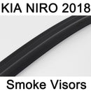 New Smoke Window Vent Visors Deflector Rain Guards for Kia Niro 2017 - 2019