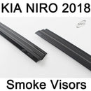 New Smoke Window Vent Visors Deflector Rain Guards for Kia Niro 2017 - 2019