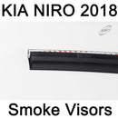 New Smoke Window Vent Visors Deflector Rain Guards for Kia Niro 2017 - 2019