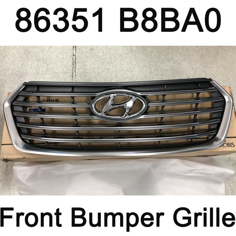 New OEM Front Bumper Radiator Grille 86350B8BA0 for Hyundai Santa Fe 7seat 17-18