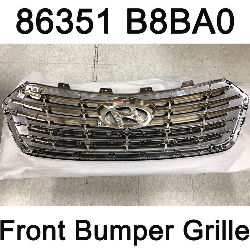 New OEM Front Bumper Radiator Grille 86350B8BA0 for Hyundai Santa Fe 7seat 17-18