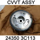 Genuine OEM CVVT Gear 24350 3C113 for Hyundai Azera Genesis Coupe Veracruz Kia Sorento
