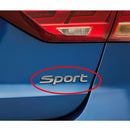 Insignia de emblema de letras deportivas cromadas OEM 86316F2000 para HYUNDAI Elantra 17-18