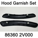Nuevo OEM Hood Vent Bonnet Garnish Air Duct LH RH Set para Hyundai Veloster 11-17