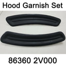 Nuevo OEM Hood Vent Bonnet Garnish Air Duct LH RH Set para Hyundai Veloster 11-17