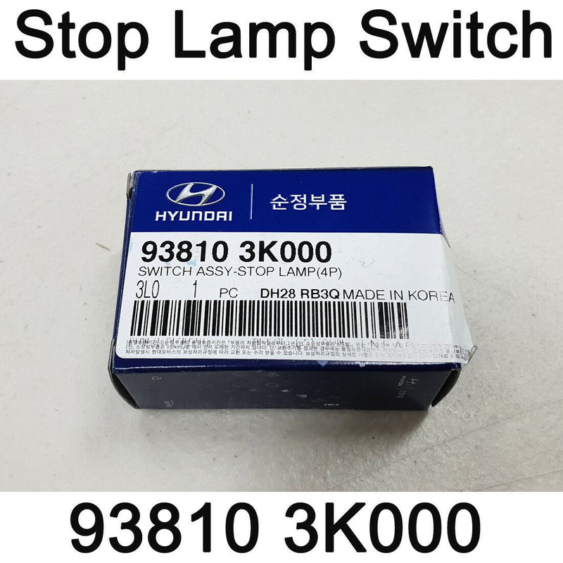 Nuevo interruptor de control de lámpara de luz de freno OEM 93810 3K000 para Hyundai Kia 10-15