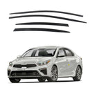 Nuevas viseras de humo Deflector de puerta de ventilación de ventana de protección de lluvia para Kia Forte 2019 