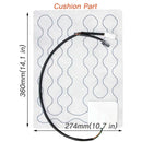 New Universal Fit Car Heated Seat Heater Pads Kit 12V High Low 3Way LED Switch