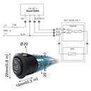New Universal Fit Car Heated Seat Heater Pads Kit 12V High Low 3Way LED Switch