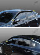 New Smoke Visors Rain Guard Window Vent Door Deflector for Kia Optima 16-18