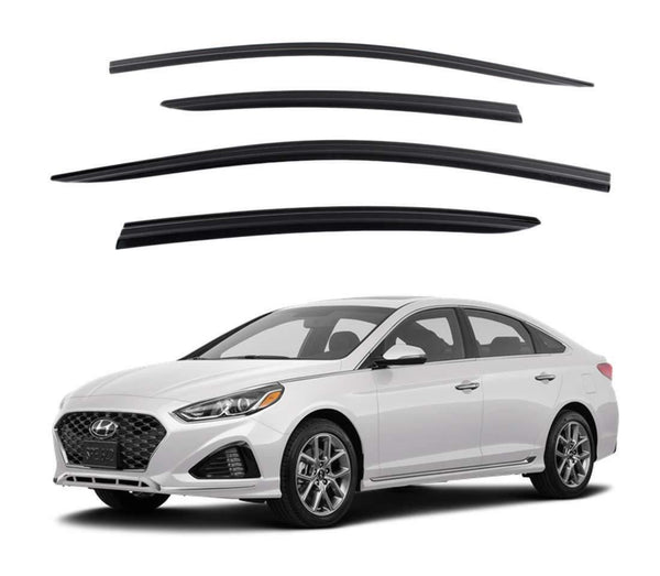 Nuevas viseras de humo Deflector de puerta de ventilación de ventana de protección de lluvia para Hyundai Sonata 15-18