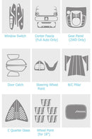 New Interior Carbon Trim Sticker Center Fascia Set for Hyundai Kona 2018~