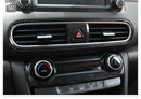 New Interior Carbon Trim Sticker Center Fascia Set for Hyundai Kona 2018~