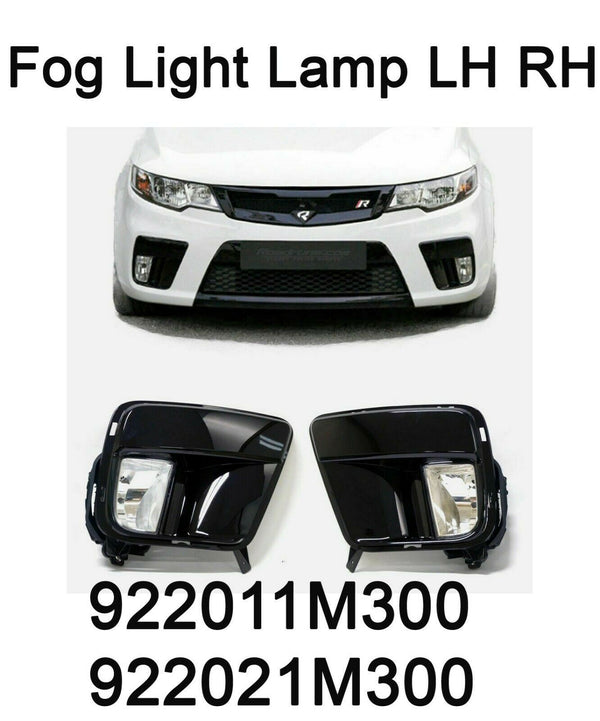 New OEM Fog Light Lamp LH RH Cover Wiring Set for Kia Forte Koup Cerato 10-13