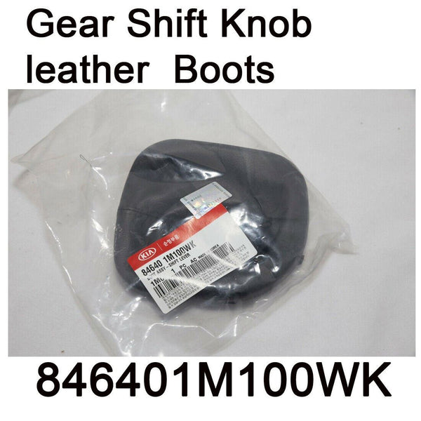 New Oem Genuine Gear Shift Knob Leather Boots 846401M100WK For KIA Forte, Koup