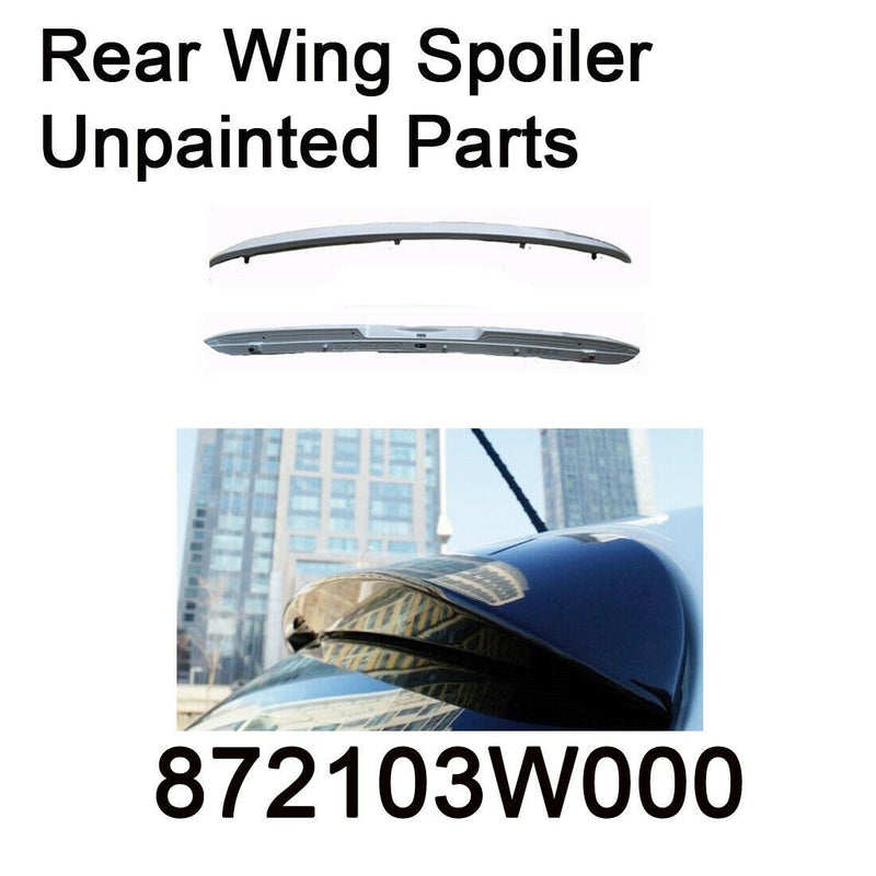 New Oem Genuine Rear Wing Spoiler Unpainted Parts 872103W000 For KIA Sportage