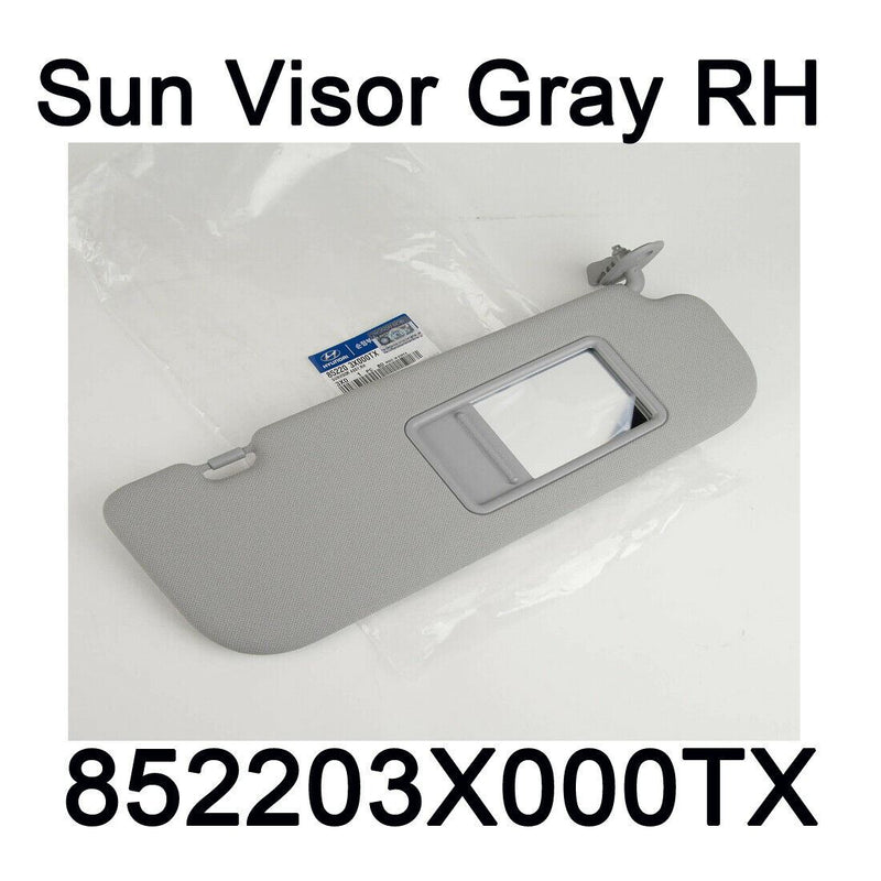 New Genuine Sun Visor RH Gray Oem 852203X000TX For Hyundai Elantra MD 11-15