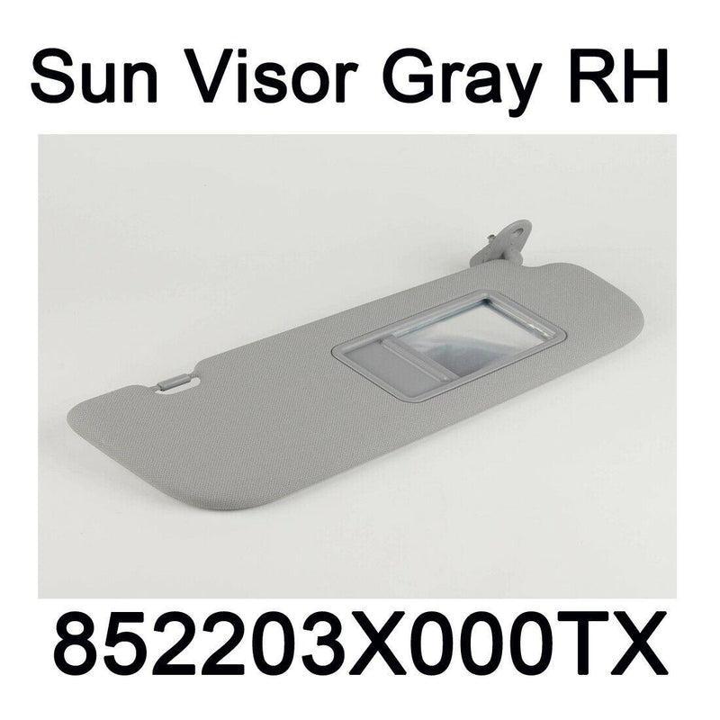 New Genuine Sun Visor RH Gray Oem 852203X000TX For Hyundai Elantra MD 11-15