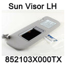 Genuine Sun Visor Driver Left Gray LH 852103X000TX For Hyundai Elantra MD 11-15