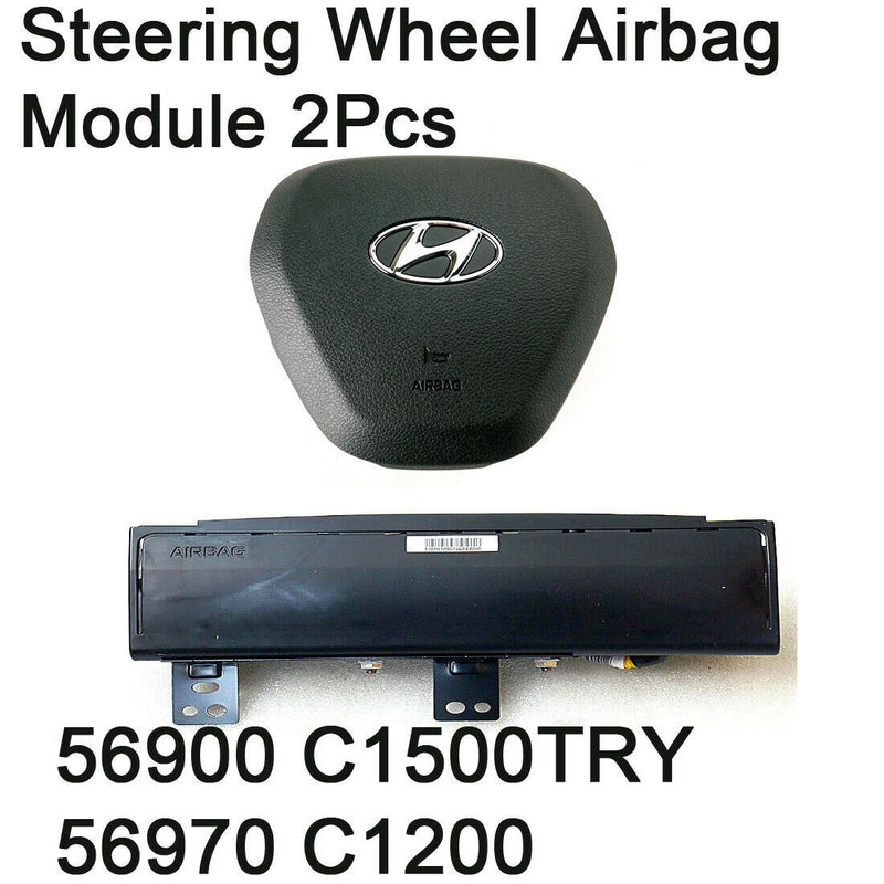 Genuine Steering Wheel Airbag Module 2Pcs 56900C1500TRY for Hyundai Sonata 15-17