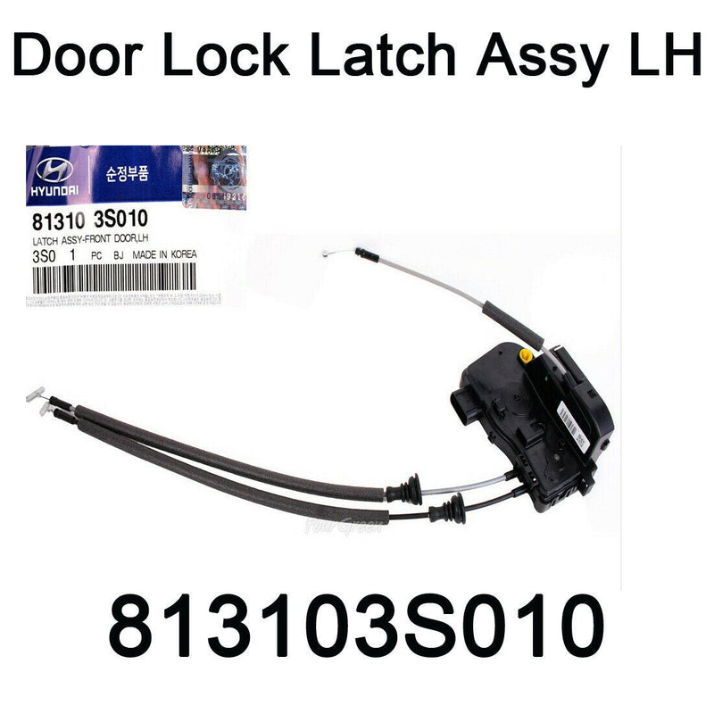 Genuine Door Lock Latch Assy Front Left OEM 813103S010  for Hyundai Sonata 11-14