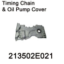 Genuine Timing Chain Cover 213502E021 for Hyundai Elantra 14-15 Kia Soul 11-13