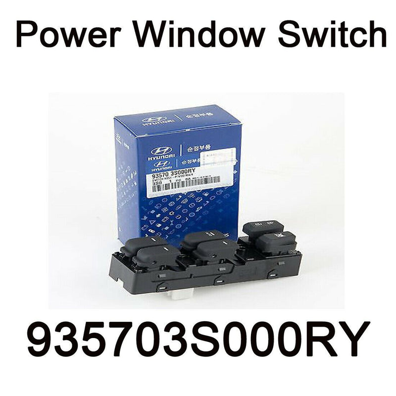 Genuine Power Window Main Switch OEM 935703S000RY for Hyundai Sonata i45 11-14