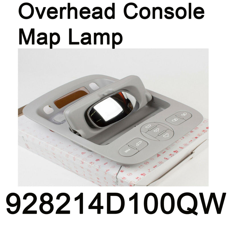 Genuine Over Head Console Map Lamp Gray Oem 928214D100QW For Kia Sedona 06-14