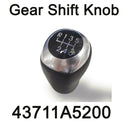 Nueva perilla de palanca de cambios de cuero genuino OEM de 6 velocidades compatible con 2012 - 2015 para Hyundai Elantra GT 43711A5200