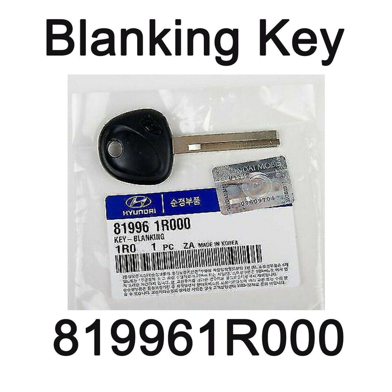 New Genuine Uncut Blank Key 819961R000 For Hyundai Accent Verna Solaris 12-13